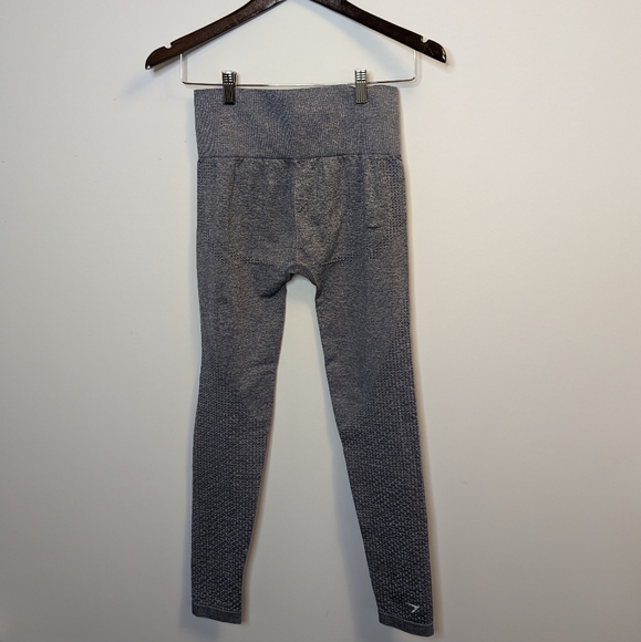 Gymshark Vital Seamless Steel Blue Marl Leggings - Small - Picture 3 of 3